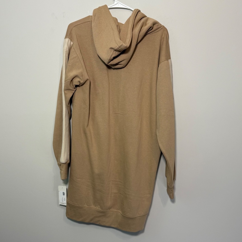 NWT Relaxx Women's Medium Hoodie Dress Tan Belize "Don't‎ Make Me Crabby" - Picture 2 of 5